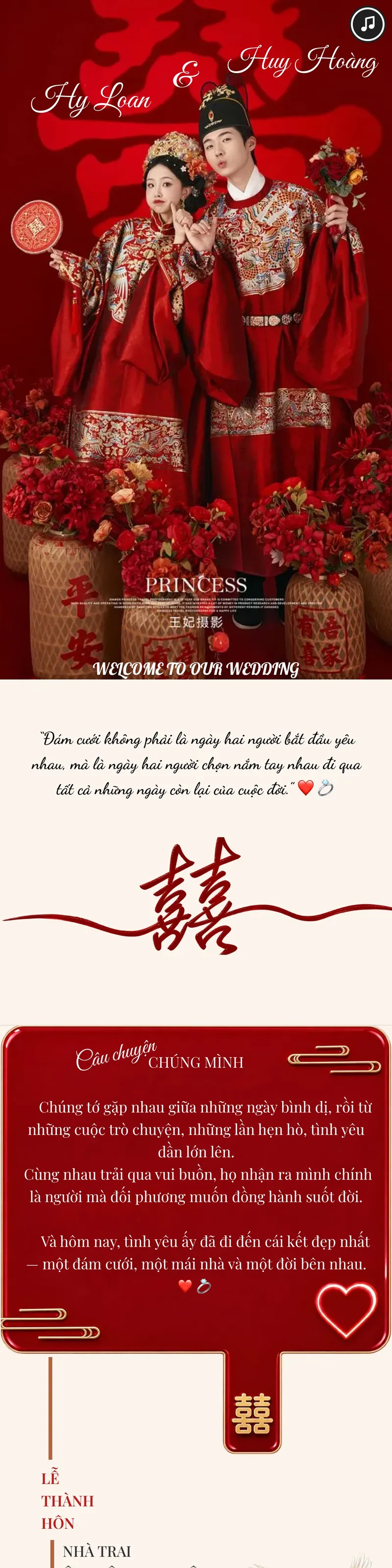 Thiệp cưới Cổ Trang - Storymemories