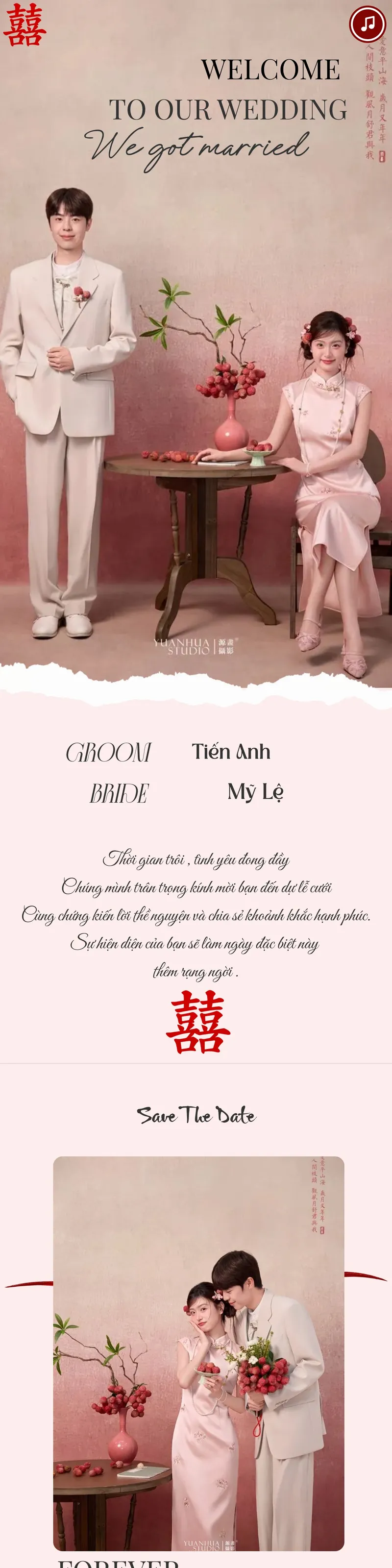 Thiệp cưới cổ điển - Storymemories