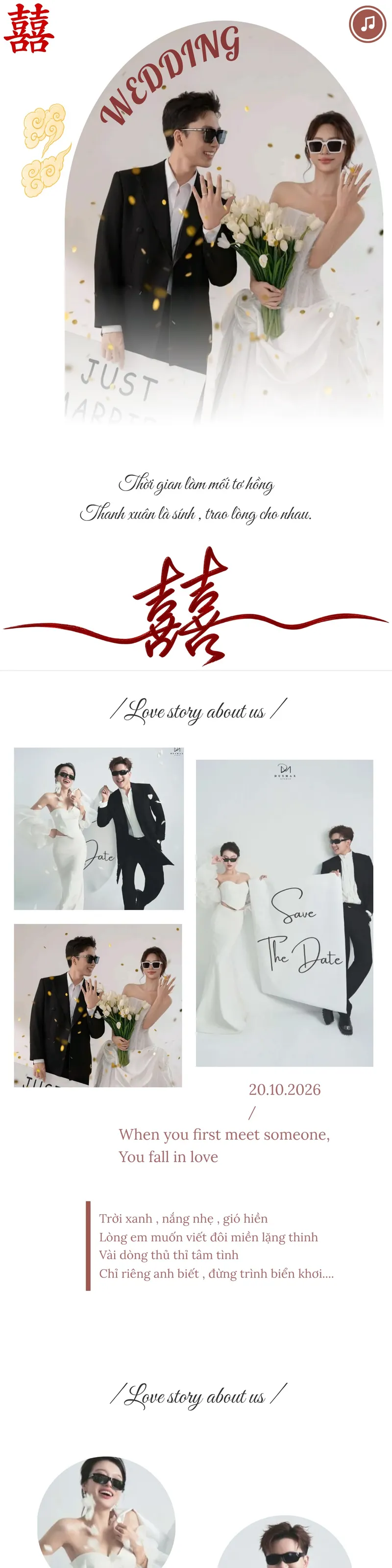 Thiệp Cưới Basic - Storymemories