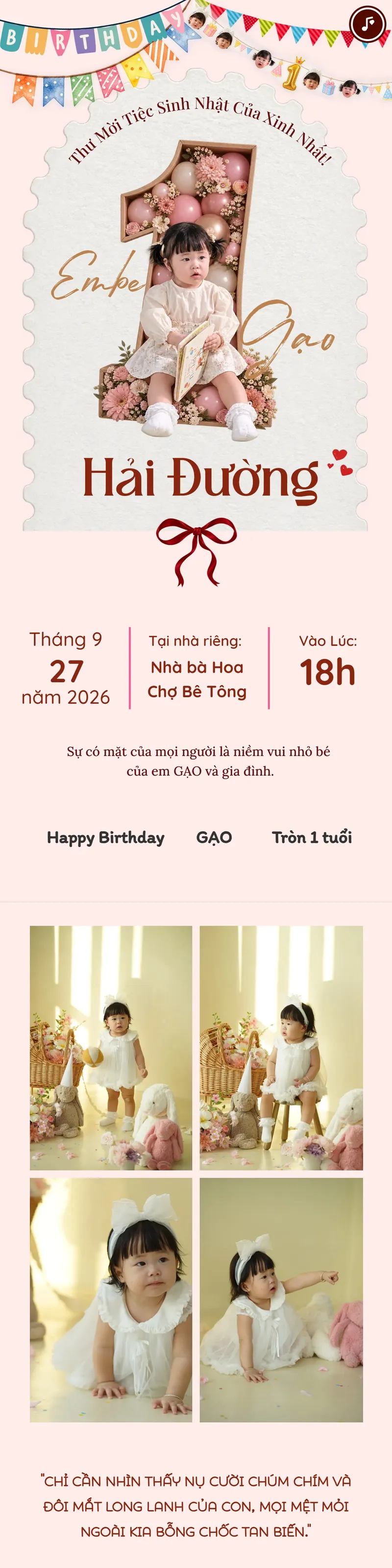 Thiệp sinh nhật iem GẠO
